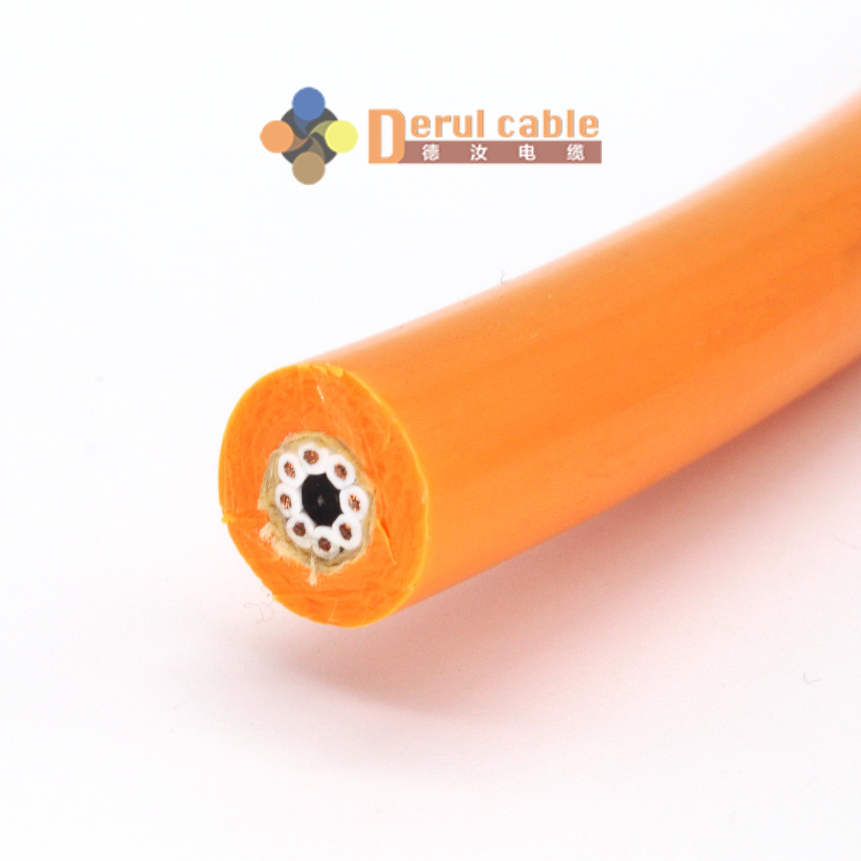 Manufacture Single Mode Copper Conductor PE Insulated Optical Fiber ROV Vehicle Cable 