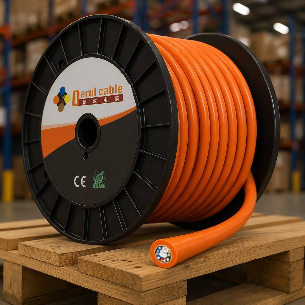 Flexible Multicore Pipeline Inspection Robot Cable