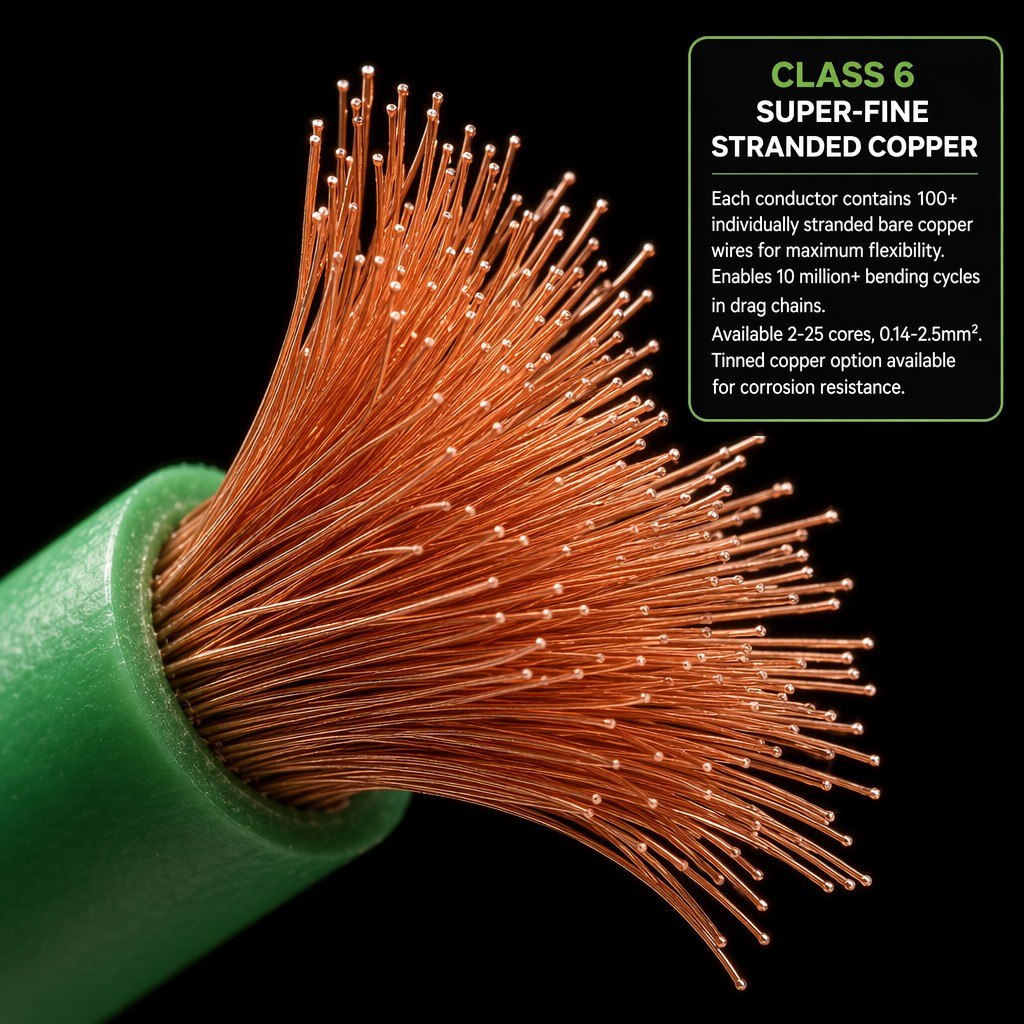  Servo motor cables manufactured by Shanghai Deru