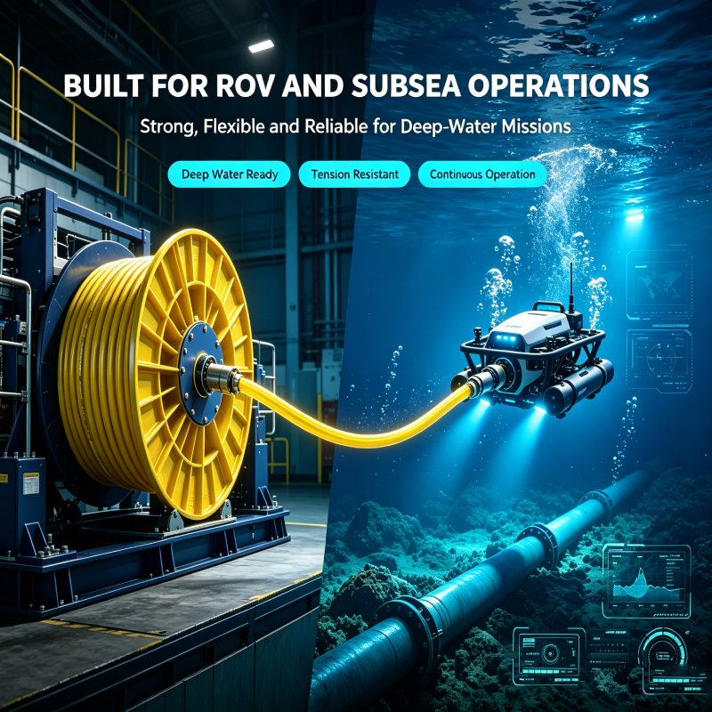 Shanghai Deru ROV Neutral-Buoyancy CableShanghai Deru ROV Neutral-Buoyancy Cable