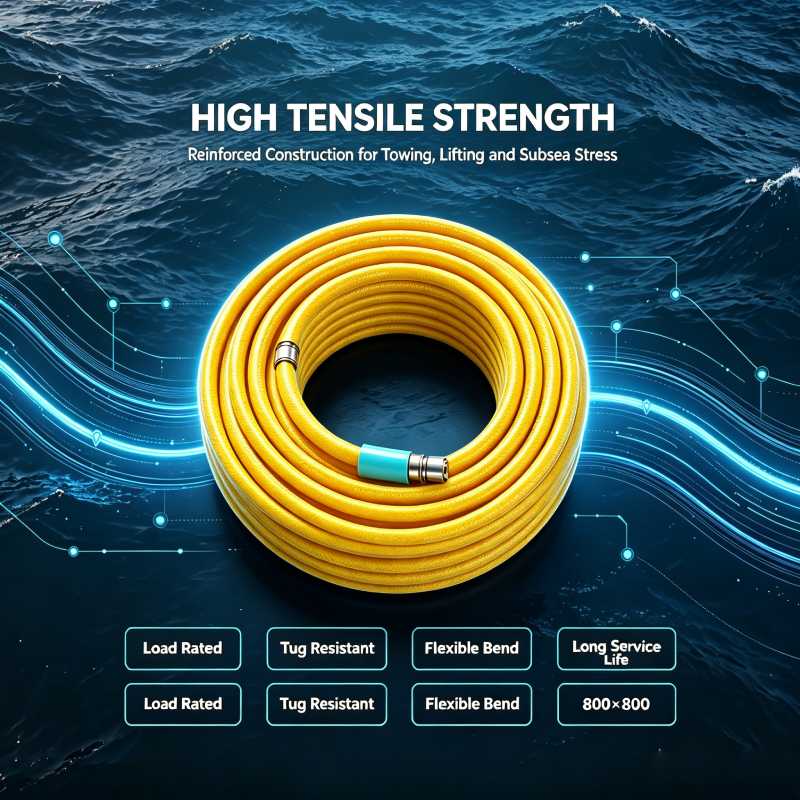 Shanghai Deru ROV Neutral-Buoyancy Cable