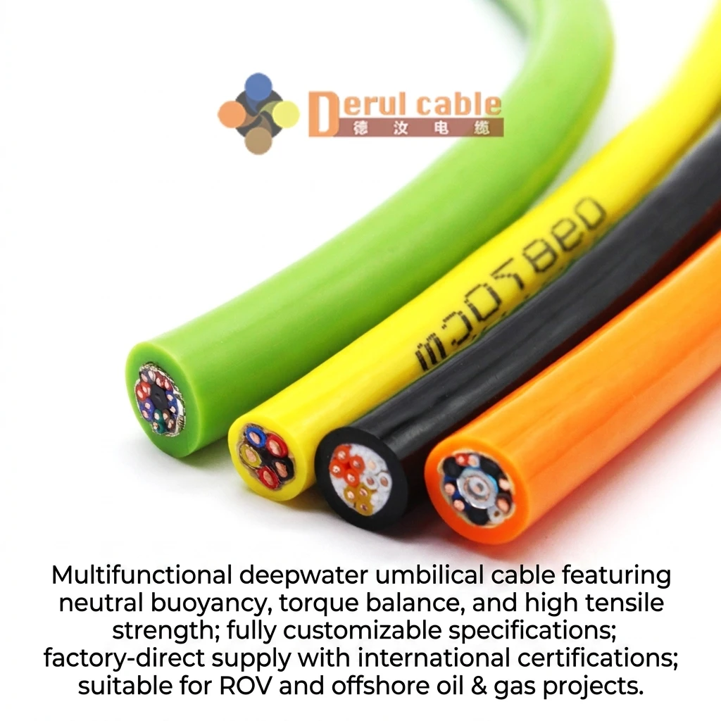 Underwater ROV Tether – Fiber Optic/Cat5 Floating Neutral-Buoyancy Tether