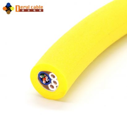 Neutrally Buoyant Cat6 Control Cable for ROVs / Underwater ROV Umbilical Cable – Shanghai Deru Cable Manufacturer