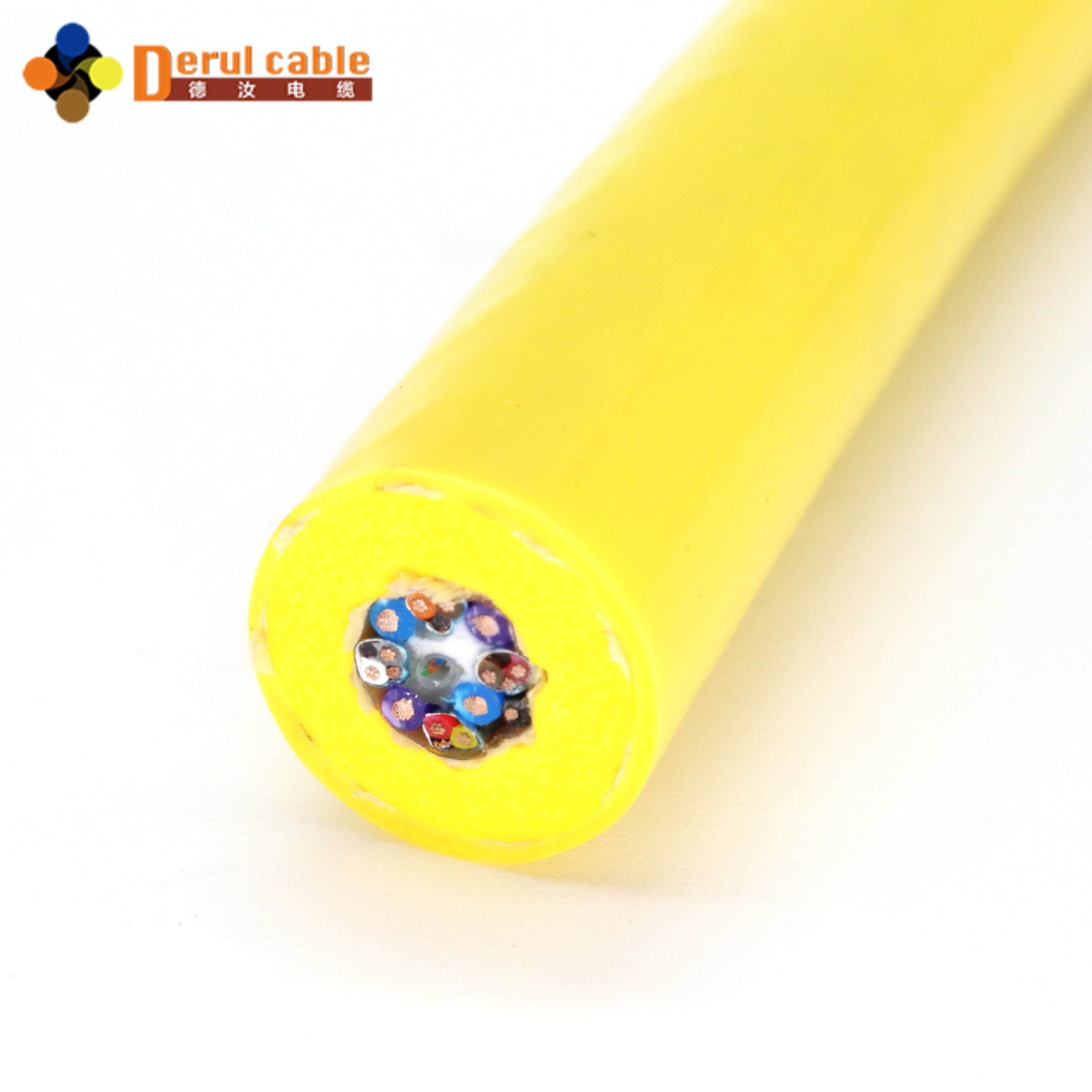 Neutral Buoyant CAT6 Control Cables Underwater ROV Umbilical Tether for ROV Vehicles