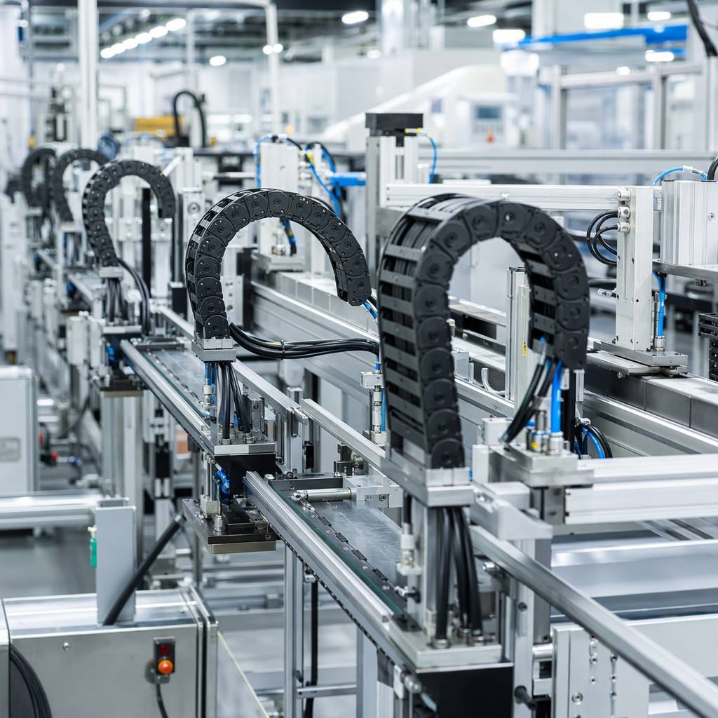  Shanghai Deru Robot Drag Chain Cable