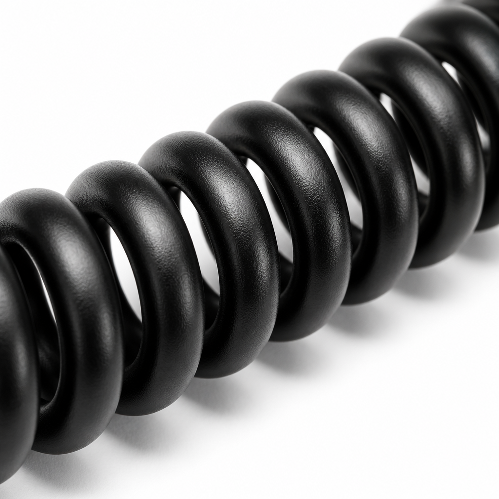 Multi Core Spiral Coiled Spring Cable 