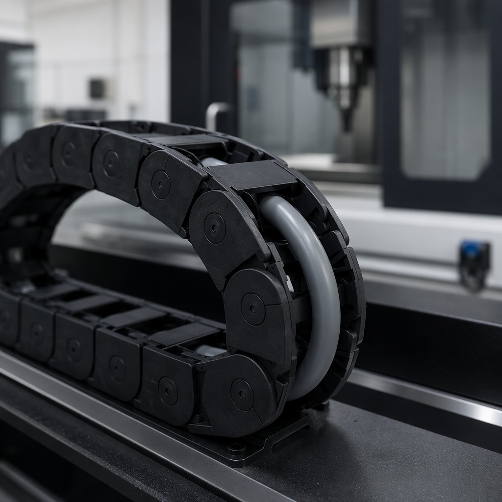 Flexible cable carrier hydraulic hose energy chain cable guide chain for automation