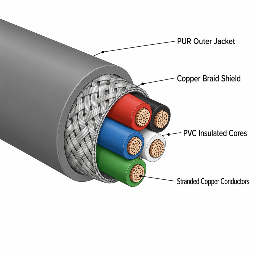 Modular cable guide chain cable carrier for CNC machine hydraulic hose protection