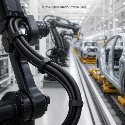 UL CE Approved Industrial Robot Cable High Flex Torsion Resistant EMI Shielded Servo Motor Cable for Robotic Arm Drag Chain