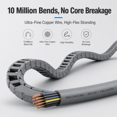 High Flexible Drag Chain Cable | Custom Manufacturer – Shanghai Deru