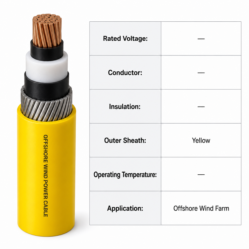 Special cables for offshore wind power | Shanghai Deru Cable Manufacturer