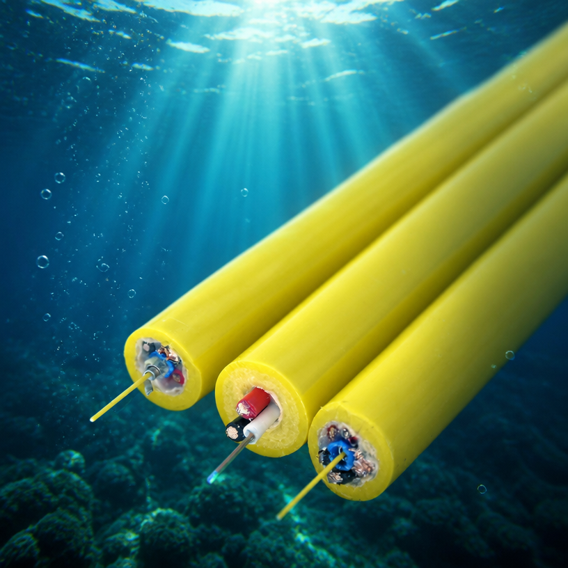 ROV Neutral buoyancy tether cable