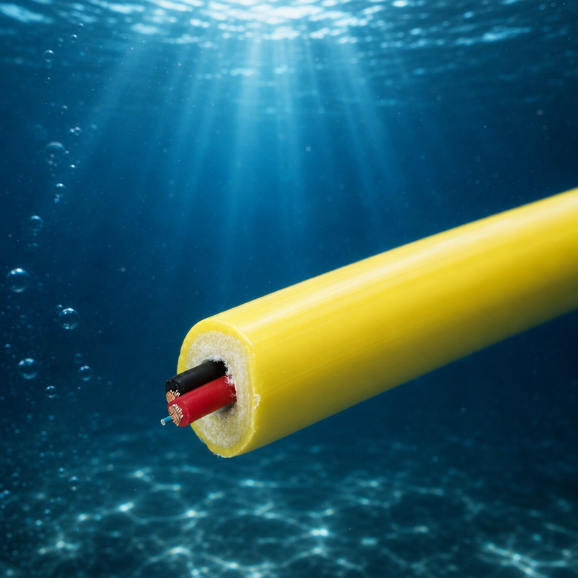 ROV Neutral buoyancy tether cable