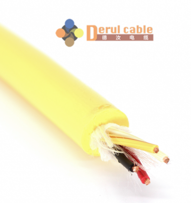 Shanghai Deru Neutrally Buoyant ROV Tether (2 Power Lines + 1 Twisted Pair) – Customizable