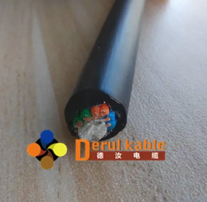 Cat6 High‑Flex Drag Chain Ethernet Cable, S/FTP Shielded PUR Sheath Industrial Network Cable For Automation