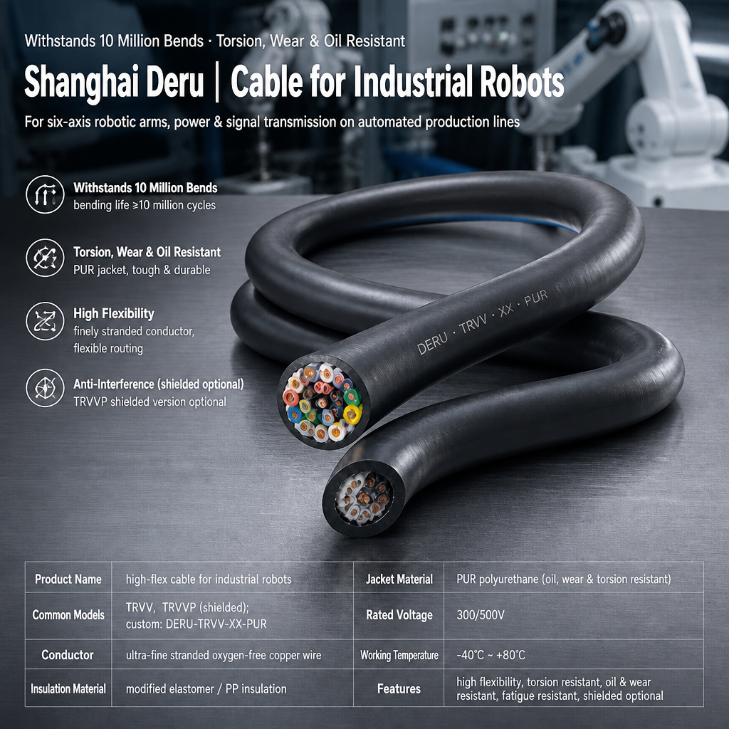 High‑Flex Industrial Robot Cable,