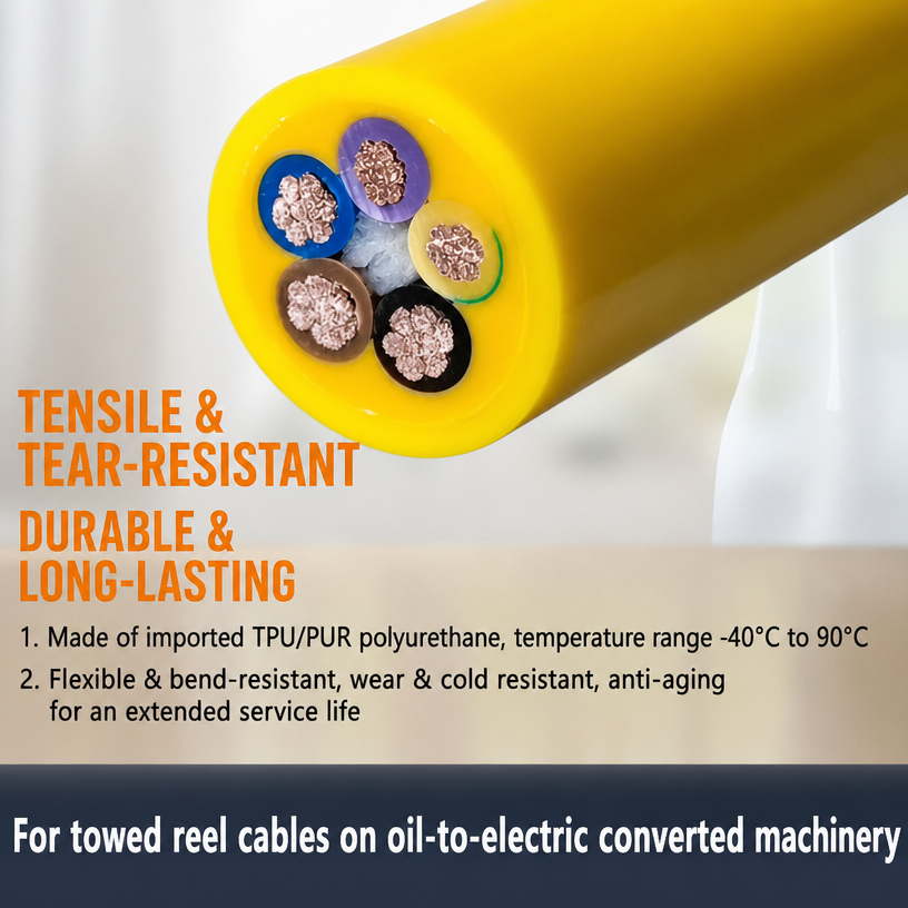  drum cables for gantry cranes and container RTG cranes - Shanghai Deru Manufacturer