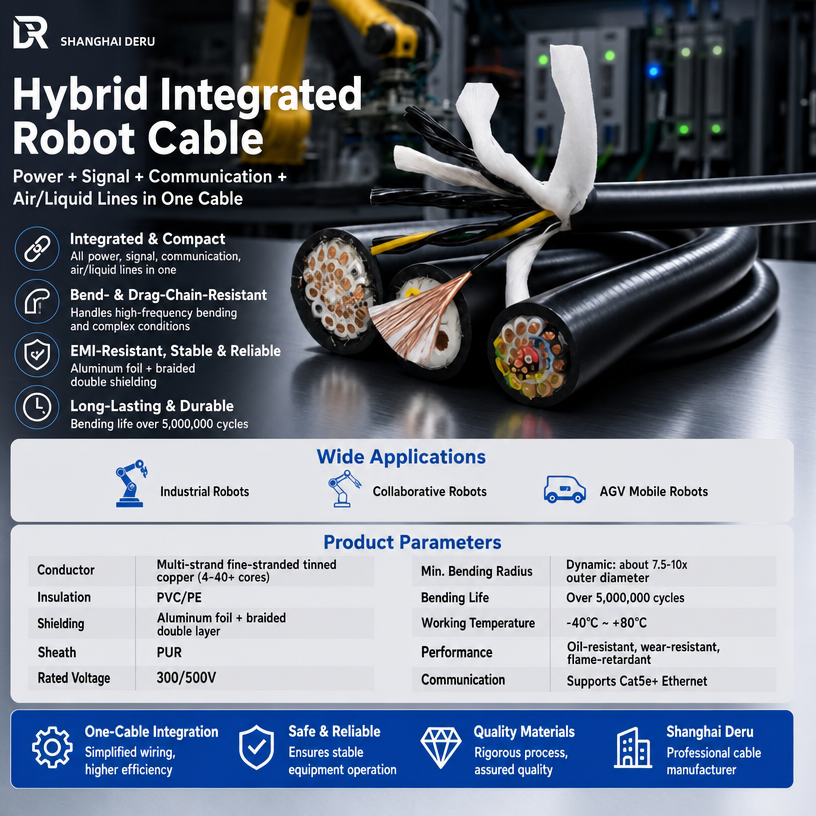 China Hybrid Robot Cable