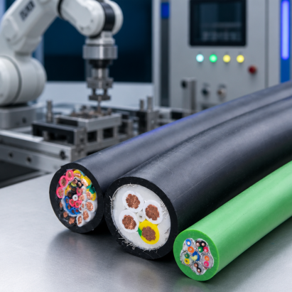 Servo Motor Power Line Cable for Fanuc / Mitsubishi High Power Servo Motor Encoder Cable
