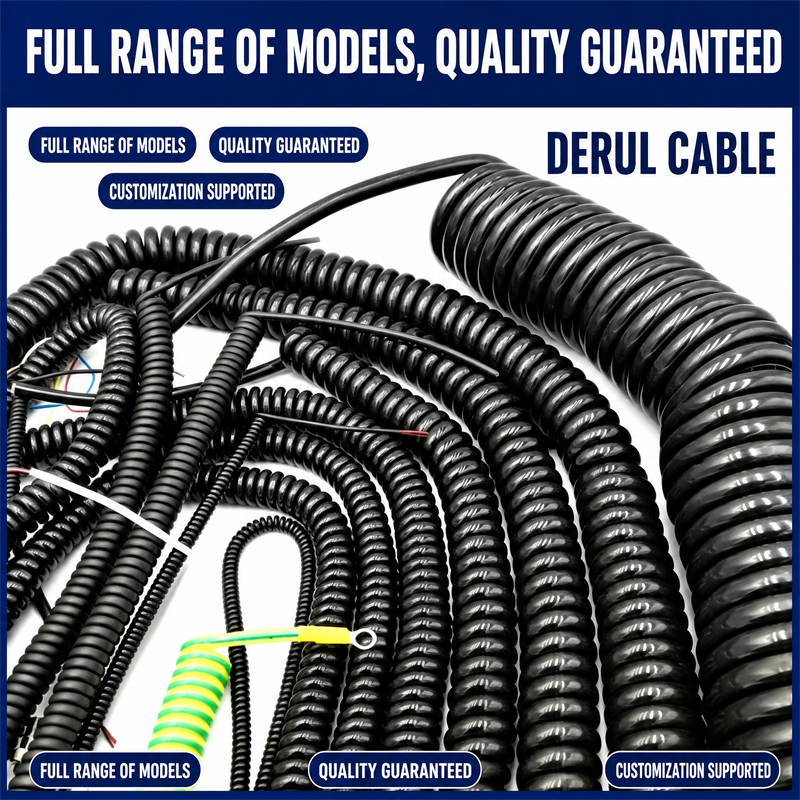 Shanghai Deru Manufacturer – Spiral Cables