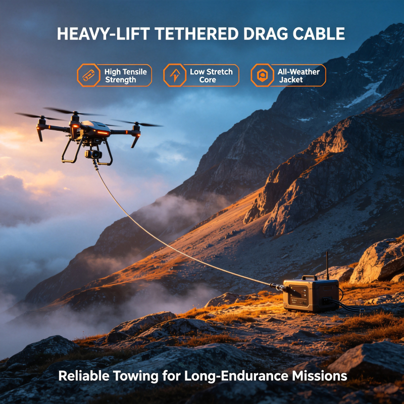 Derul Cable Tethered Drone Cable