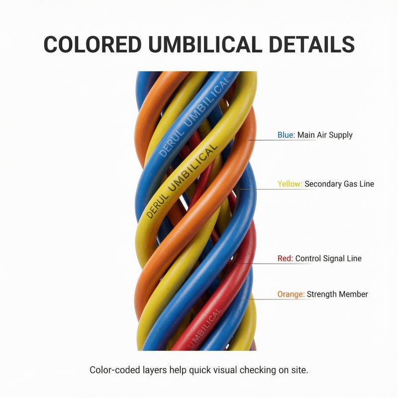 Submarine umbilical cable