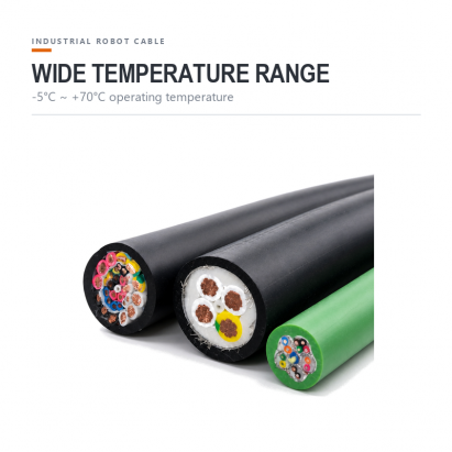 PUR Robot Motion Cable | Torsion Resistant Robotic Power & Signal Cable