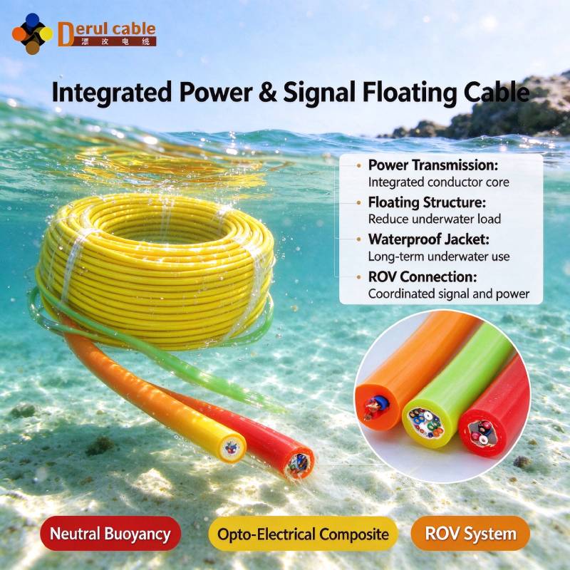 Derul Cable Shanghai | Neutral Buoyancy Umbilical Cable
