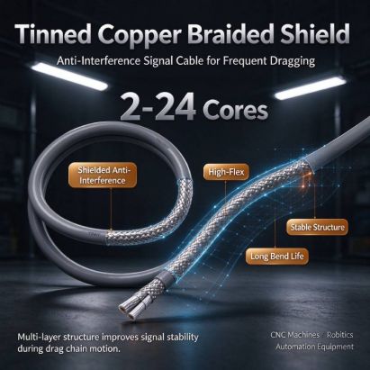 China's high flexibility drag chain cable | Shanghai Deru Manufacturing can be customized